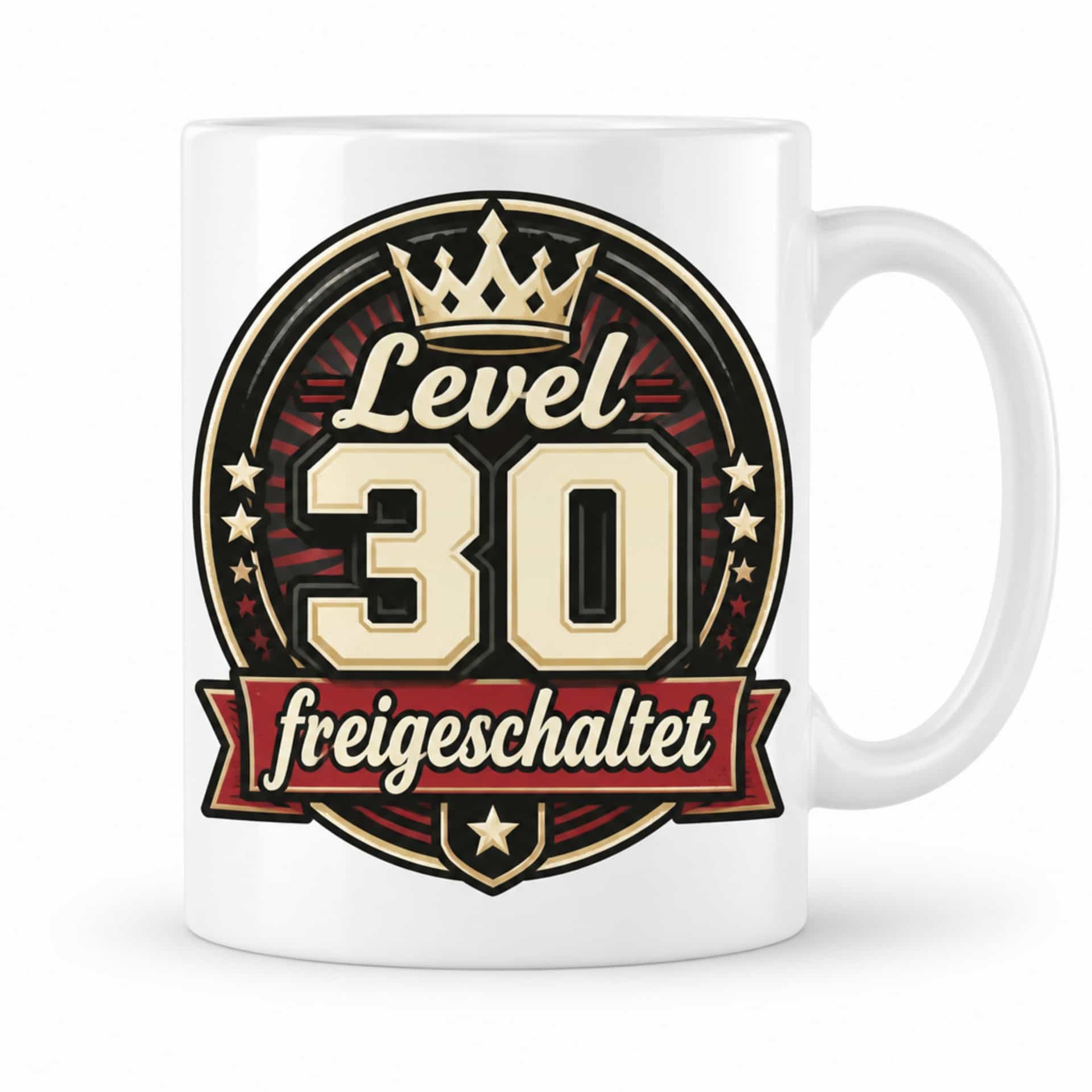 Tasse Level 30 freigeschaltet