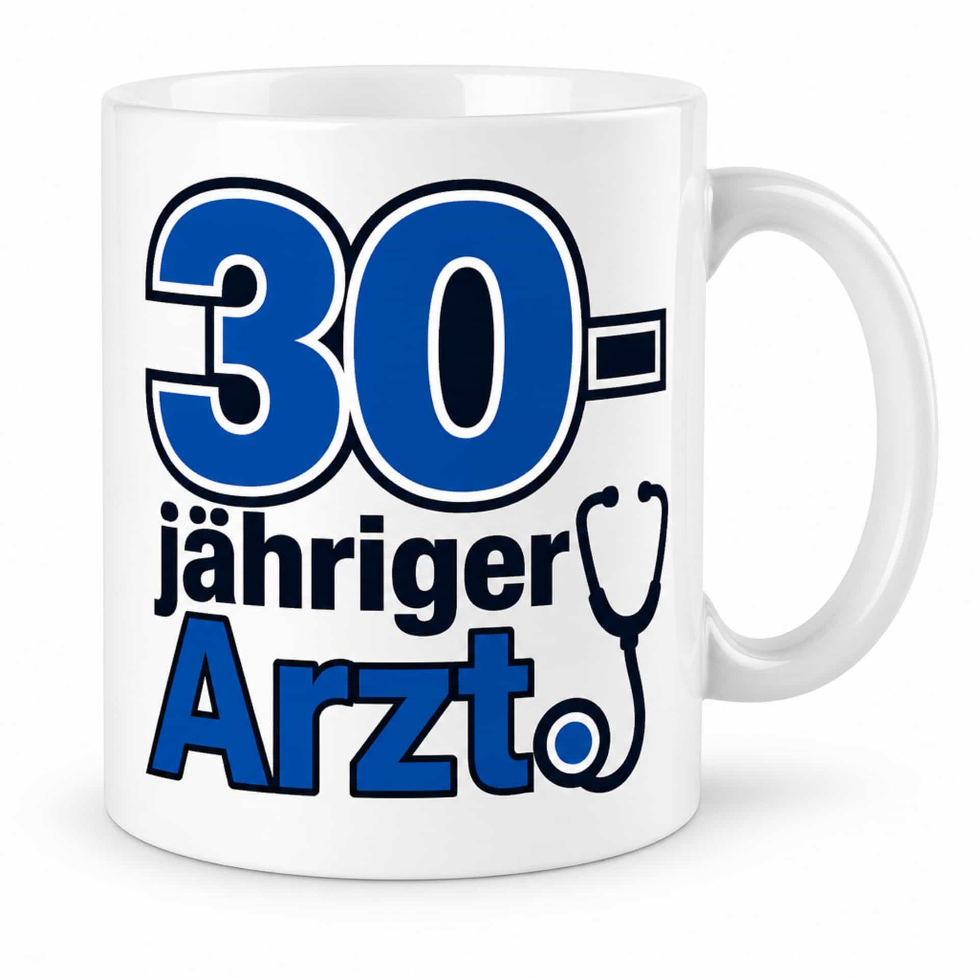 Kaffeetasse „30-jähriger Arzt“ - Geschenk zum 30. Geburtstag