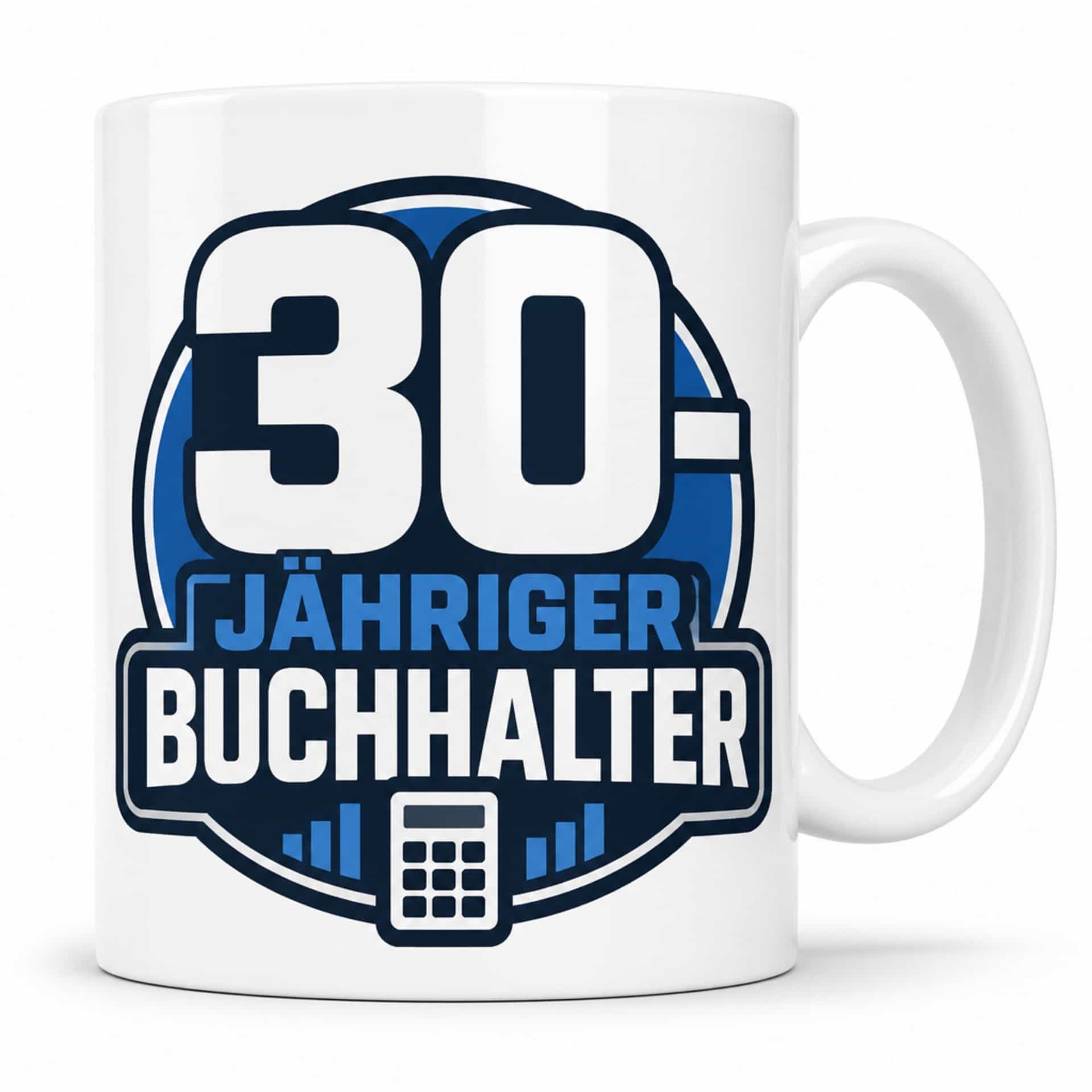 Tasse "30-jähriger Buchhalter" - Lustiges Geschenk zum 30.