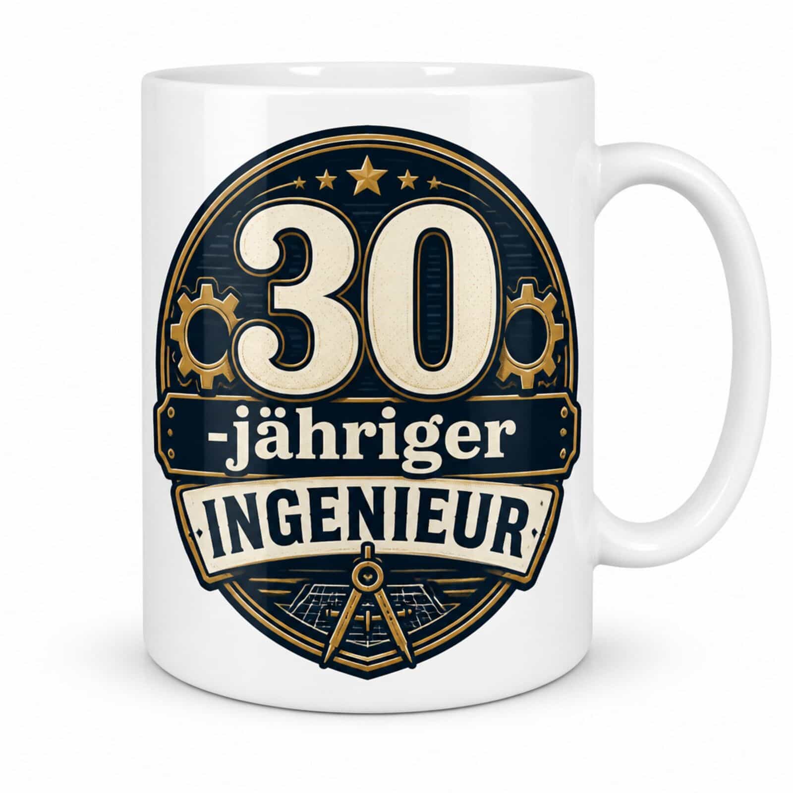 Tasse „30-jähriger Ingenieur“ – Geschenk zum 30. Geburtstag
