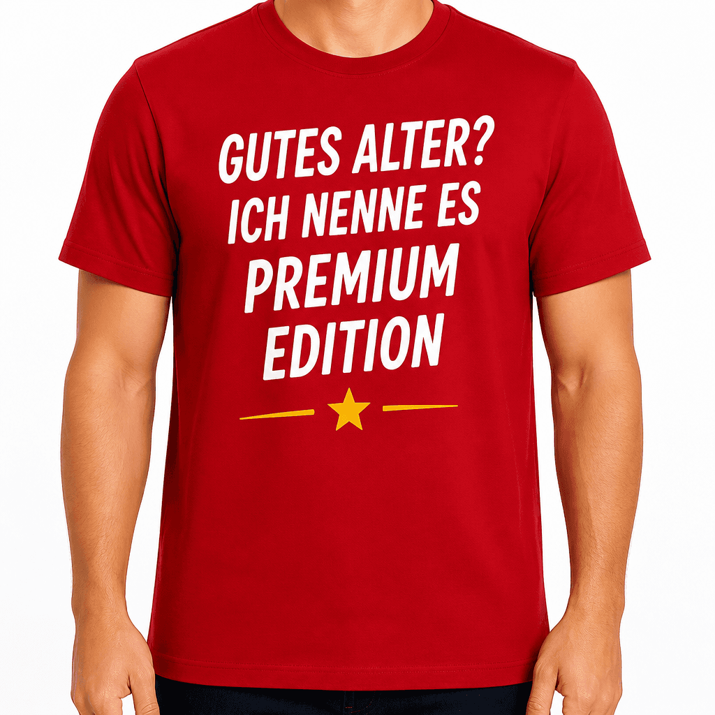 T-Shirt zum 40. Geburtstag – Gutes alter? Ich nenne es premium edition