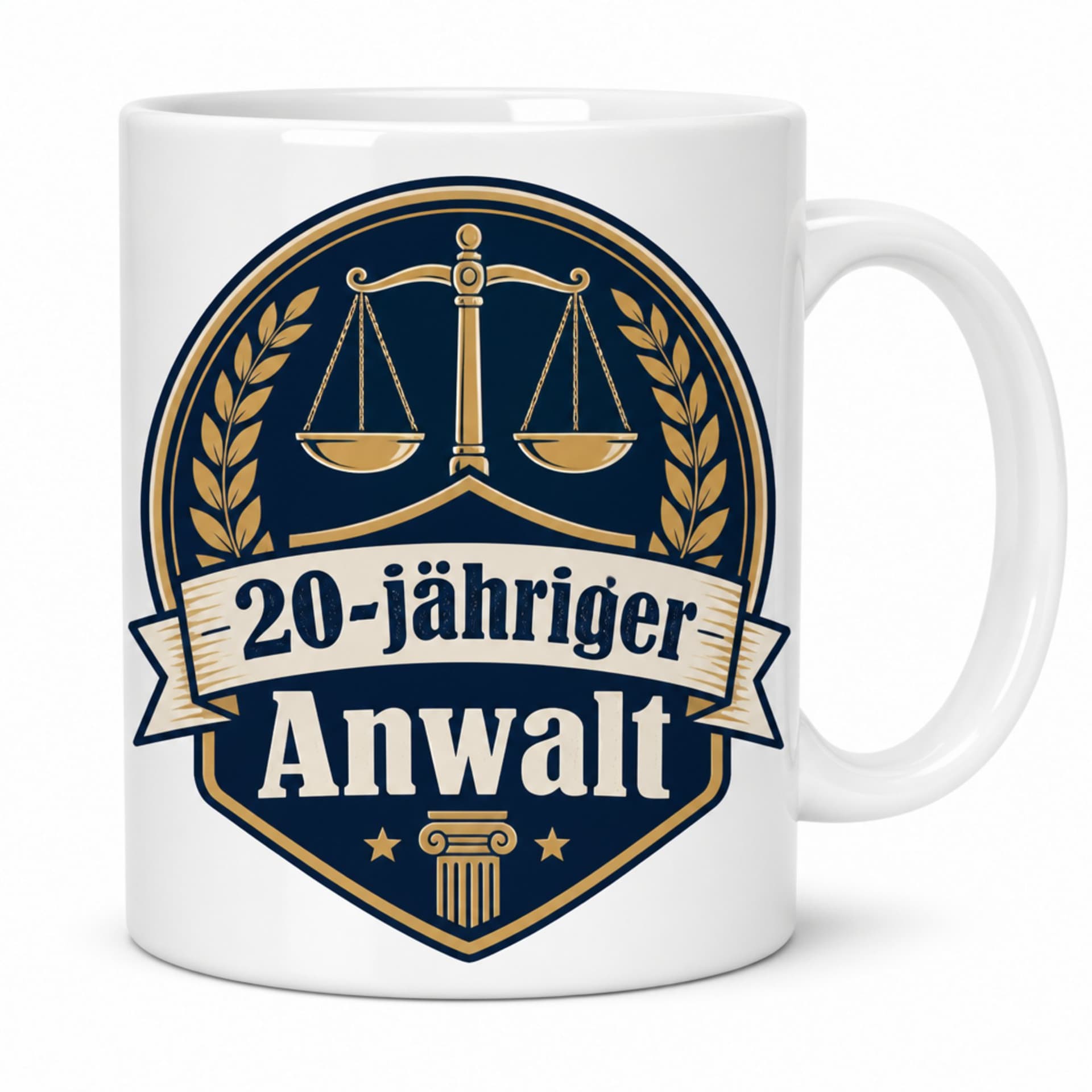 Tasse 20-jähriger Anwalt