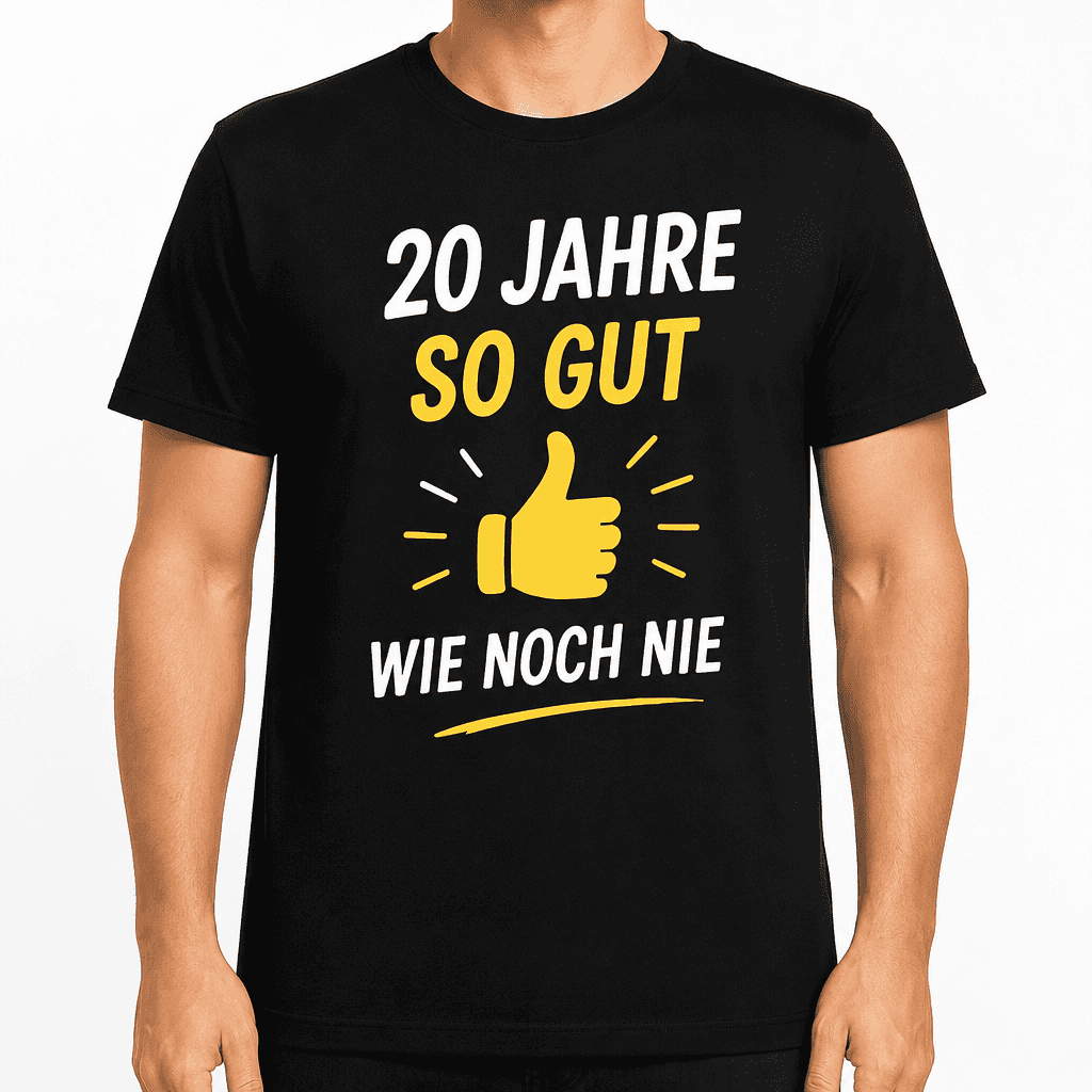 T-Shirt zum 20. Geburtstag – 20 jahre so gut wie noch nie