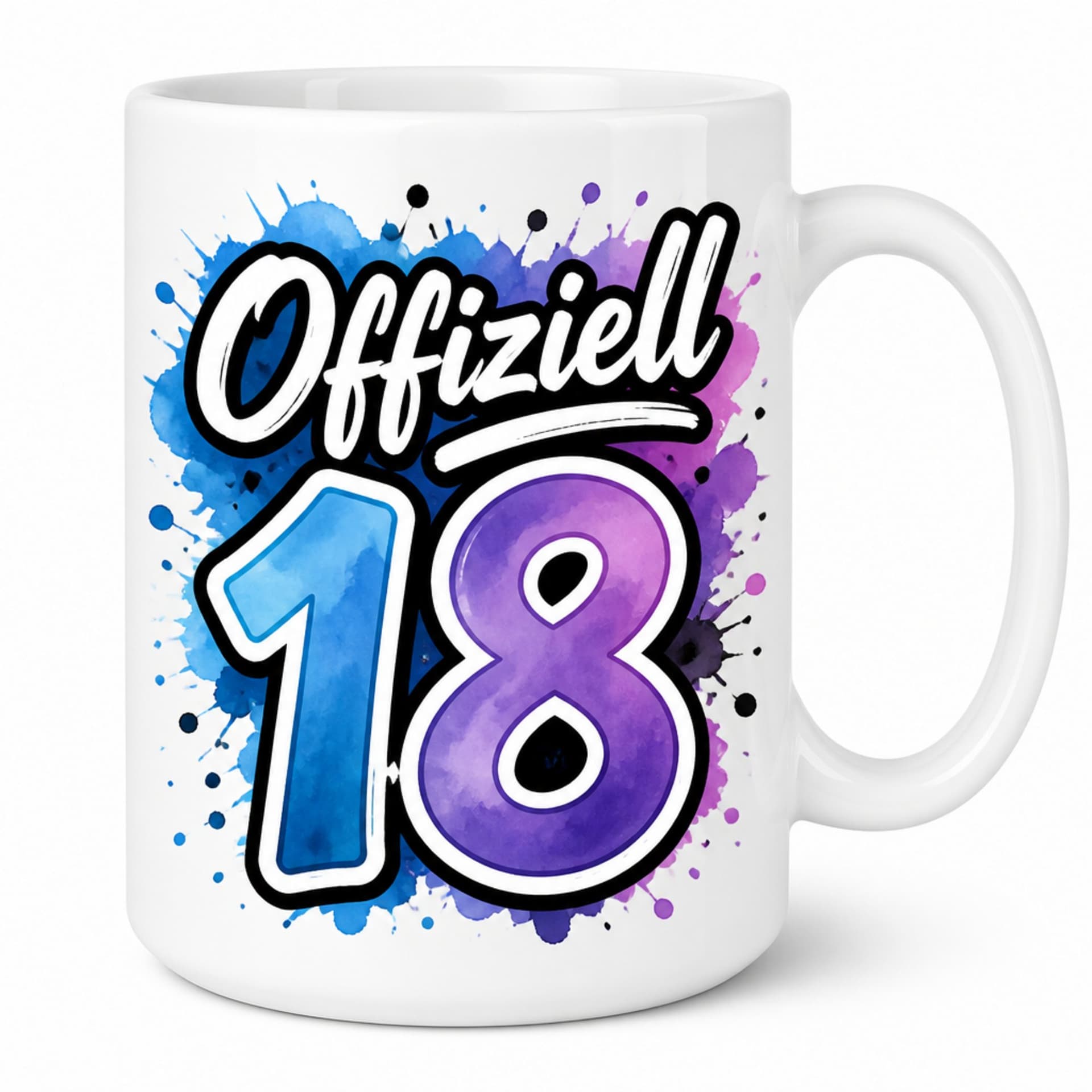 Tasse Offiziell 18 Lustige Geburtstags-Tasse zum 18.