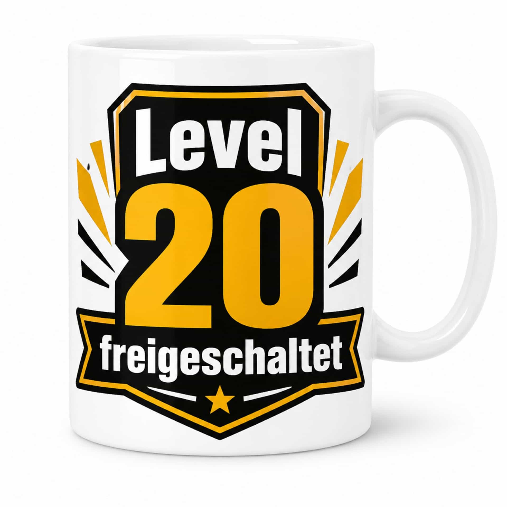 Tasse Level 20 freigeschaltet lustiges Geburtstagsgeschenk