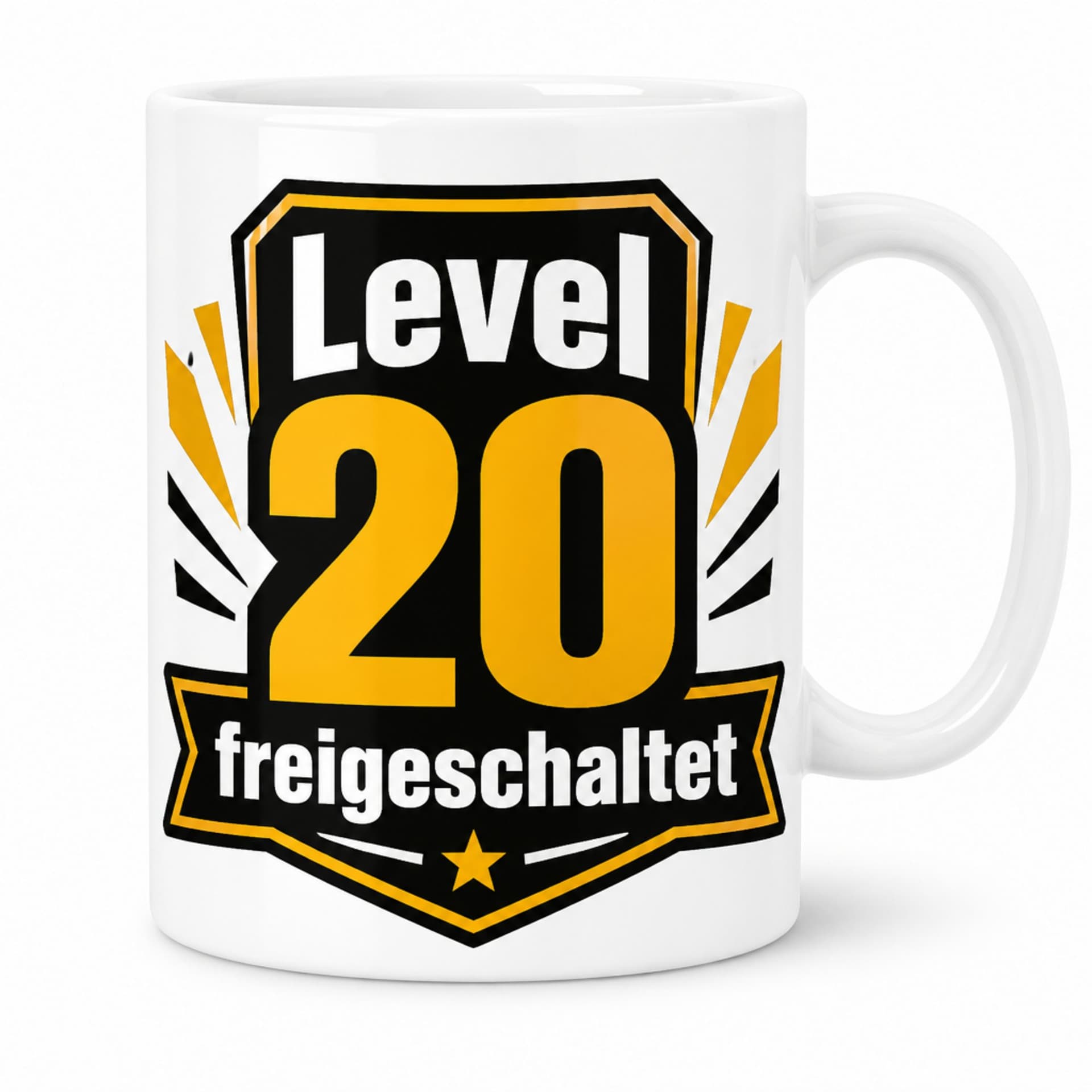 Tasse Level 20 freigeschaltet lustiges Geburtstagsgeschenk