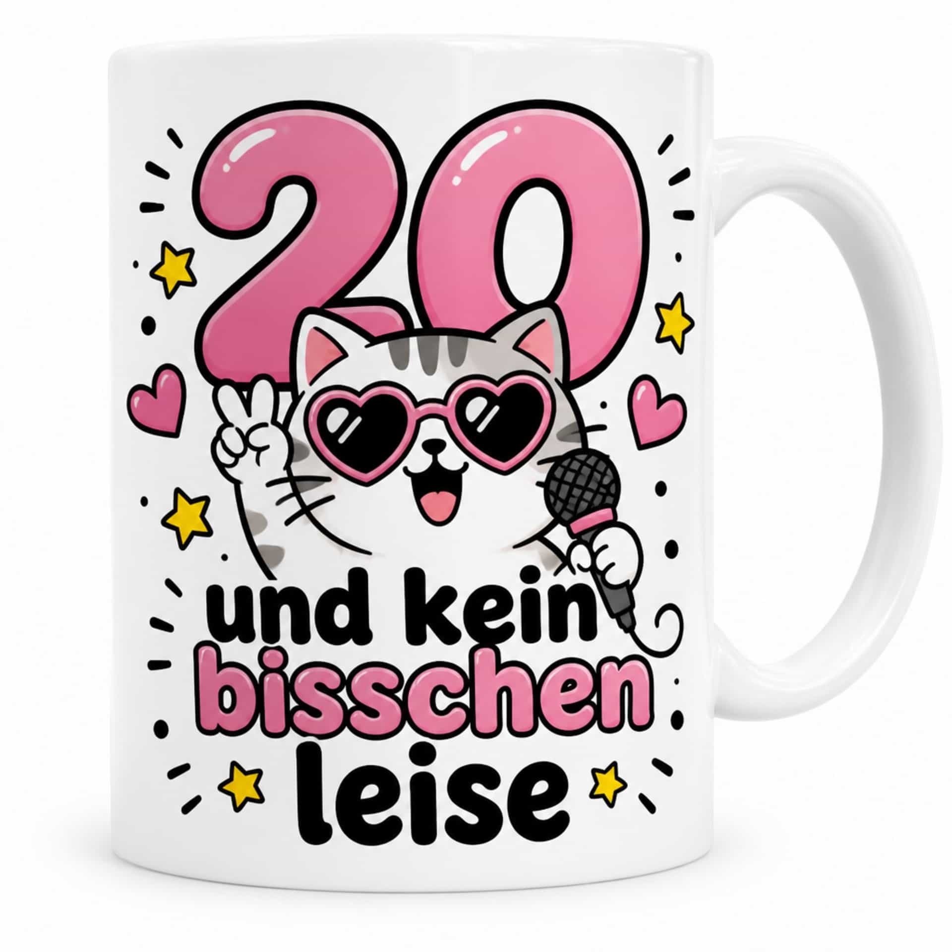 Tasse 20 und kein bisschen leise