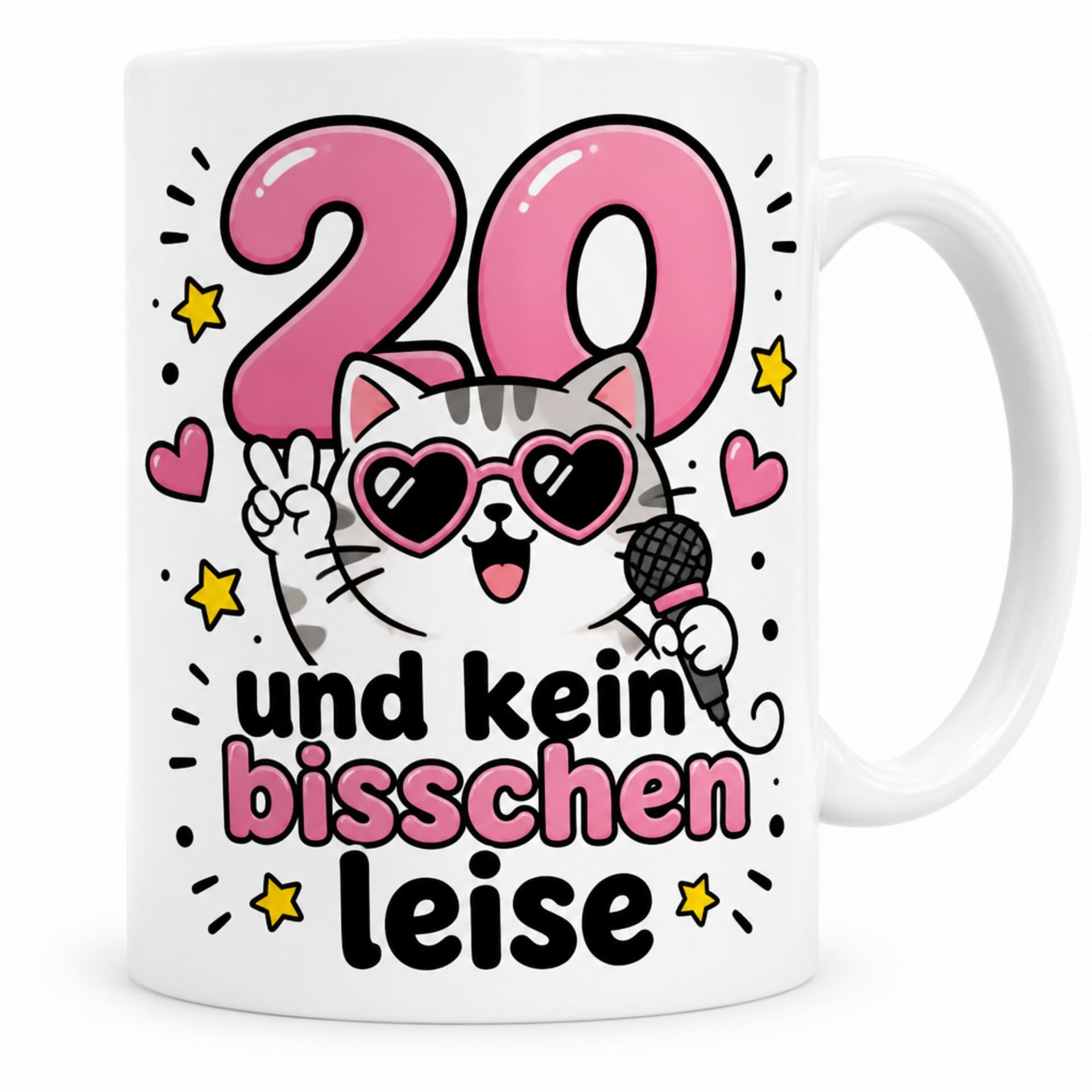 Tasse 20 und kein bisschen leise