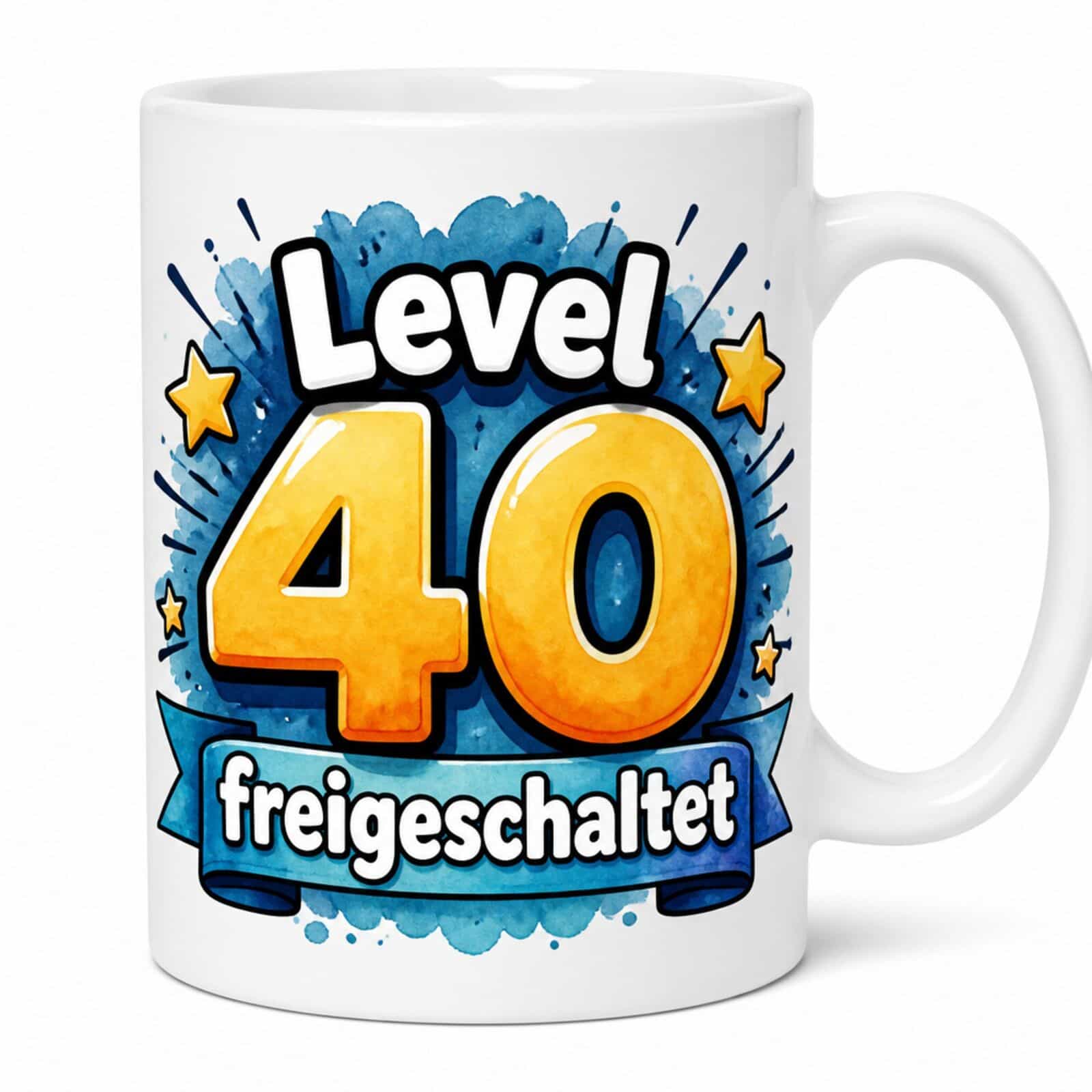 Tasse Level 40 freigeschaltet