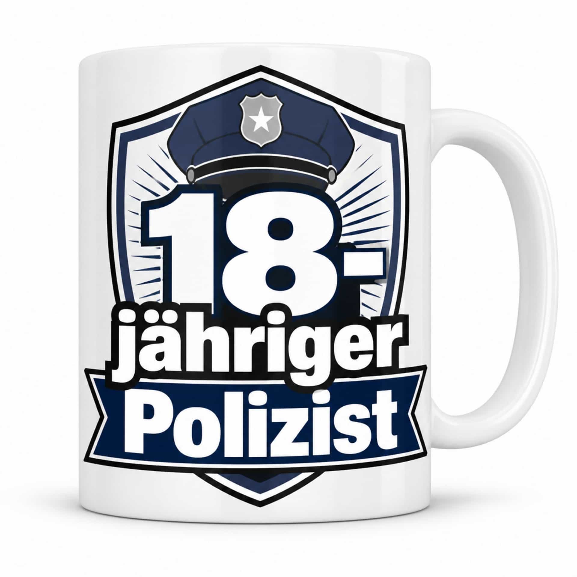 Tasse 18-jähriger Polizist