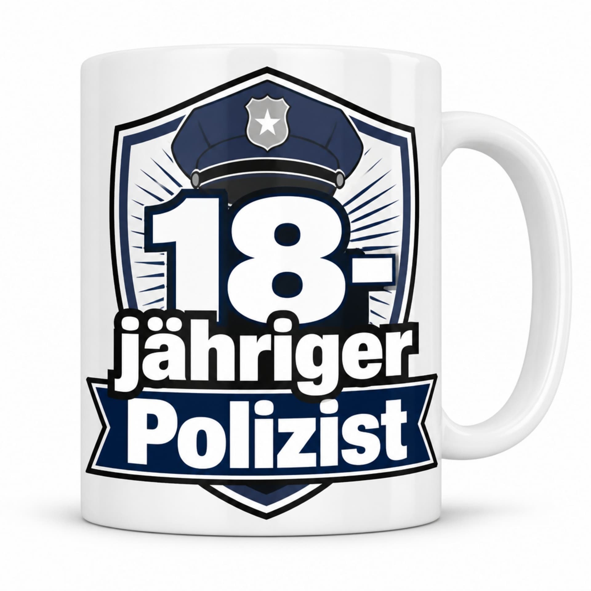 Tasse 18-jähriger Polizist