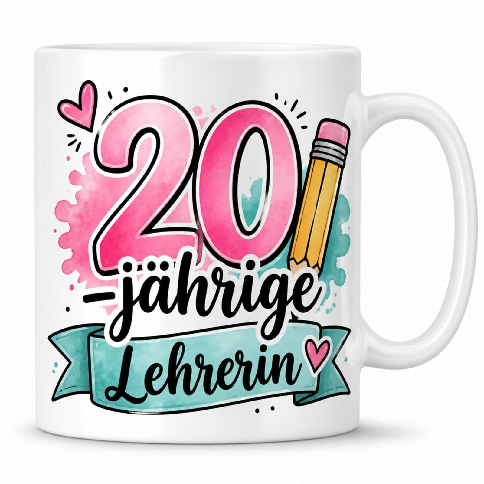 Tasse 20-jährige Lehrerin