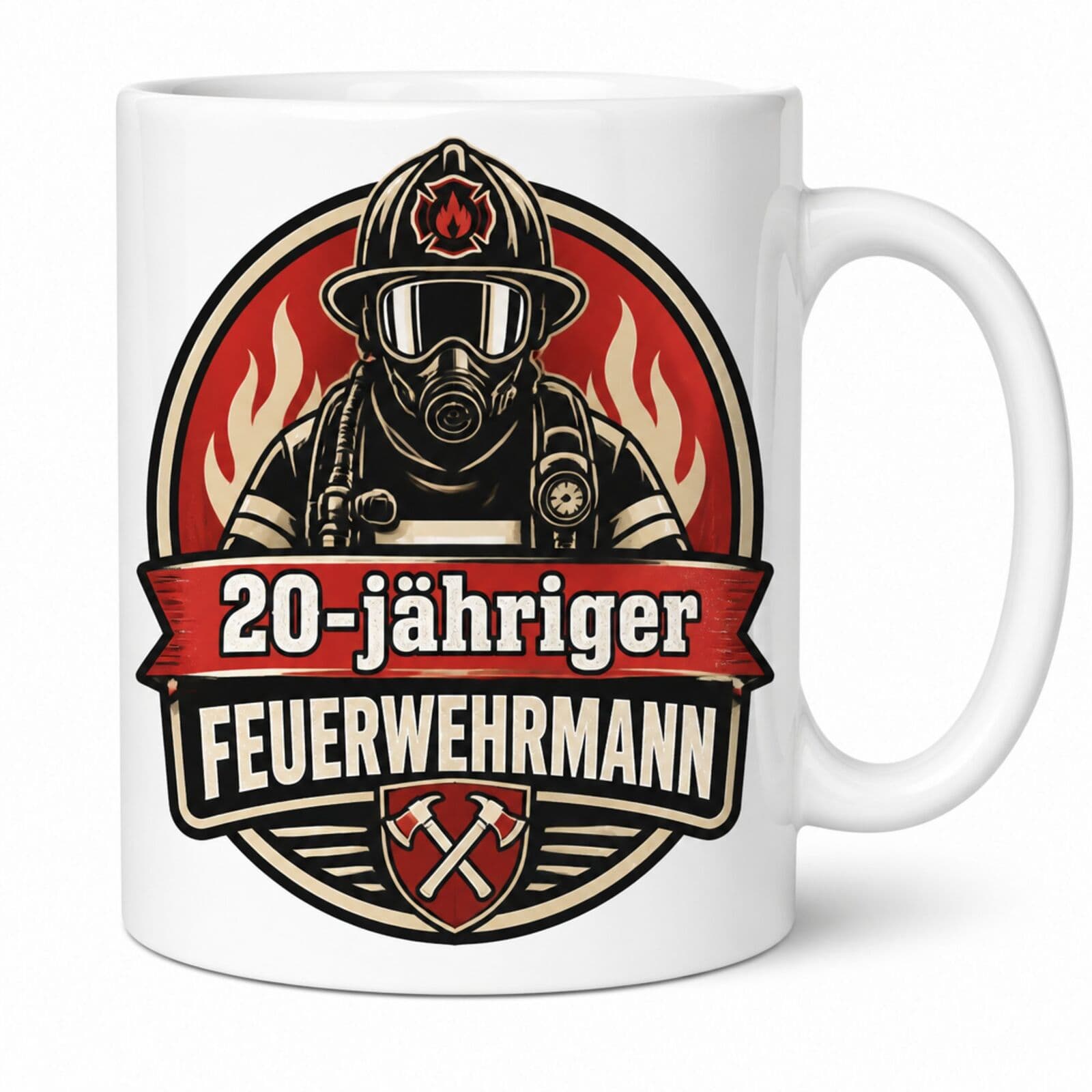 Tasse 20-jähriger Feuerwehrmann