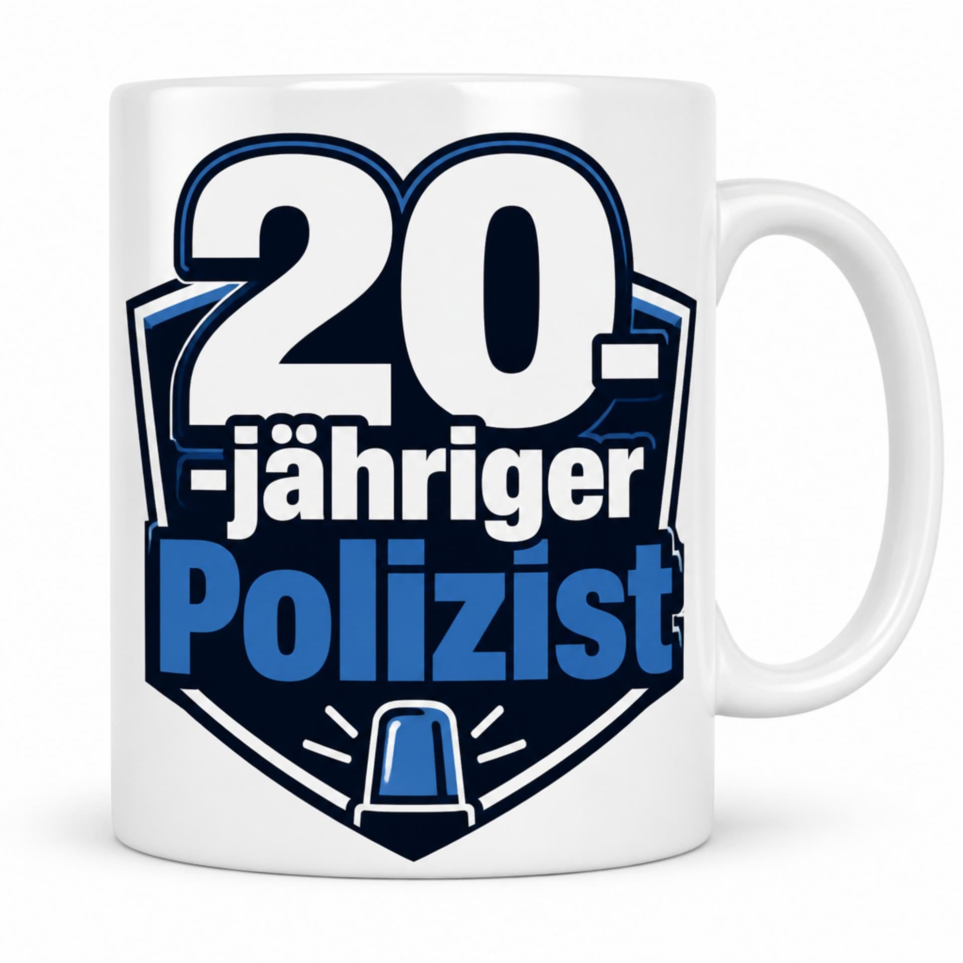 Tasse 20-jähriger Polizist