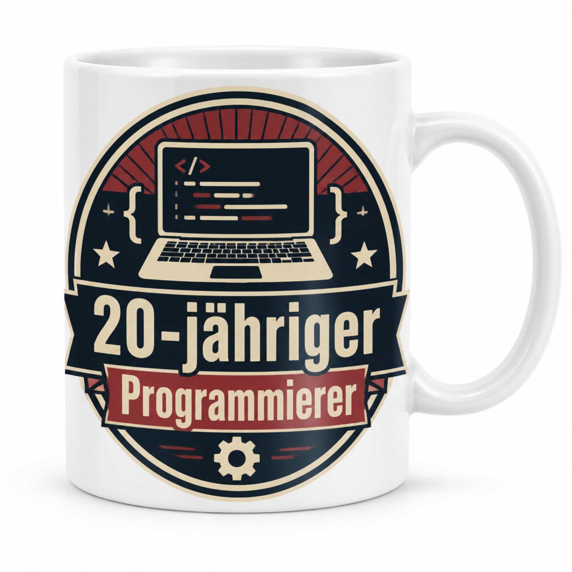 Tasse 20-jähriger Programmierer