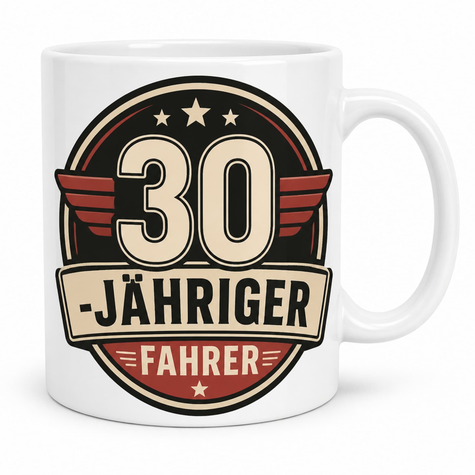 Tasse "30-jähriger Fahrer" - Geschenk zum 30. Geburtstag