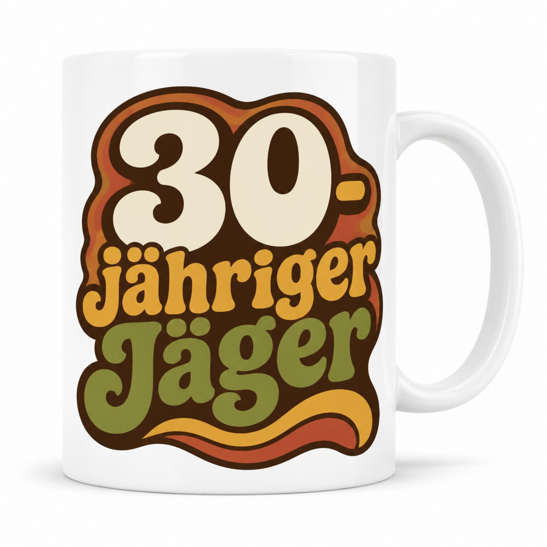 Tasse "30-jähriger Jäger" - lustiges Geburtstagsgeschenk