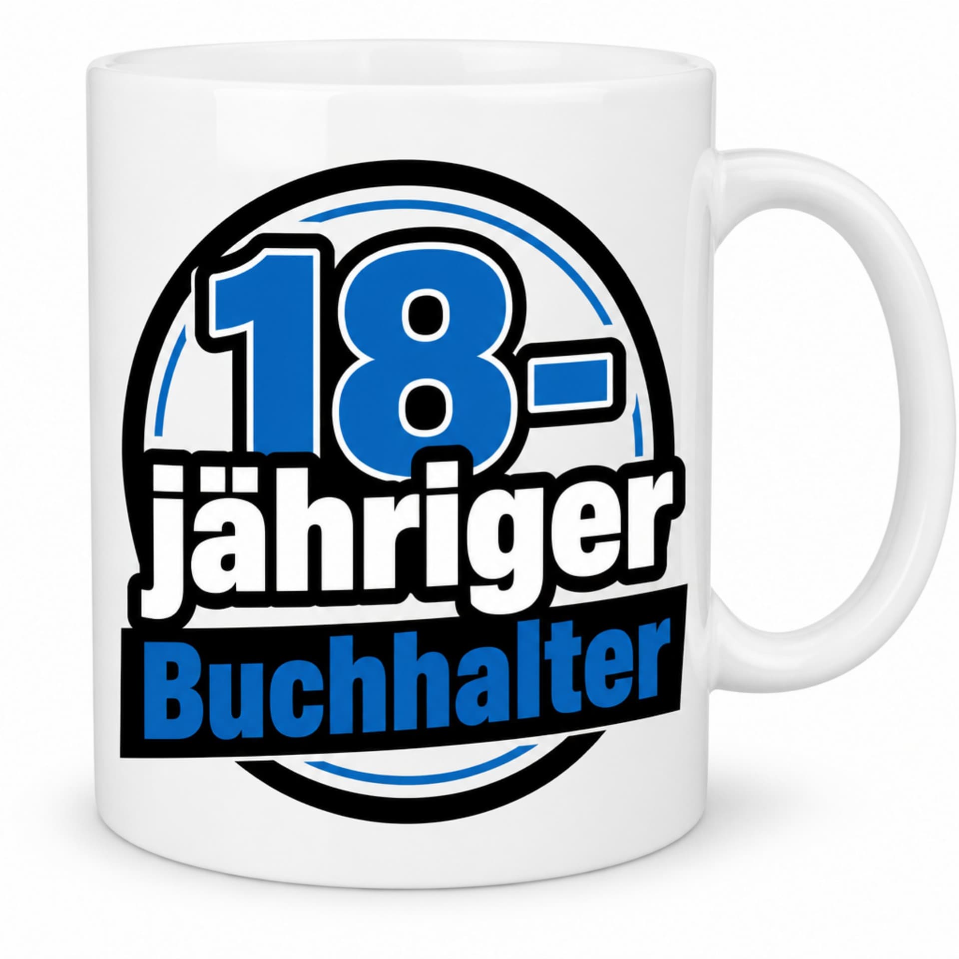 Tasse "18-jähriger Buchhalter" - Lustiges Geschenk zum 18.