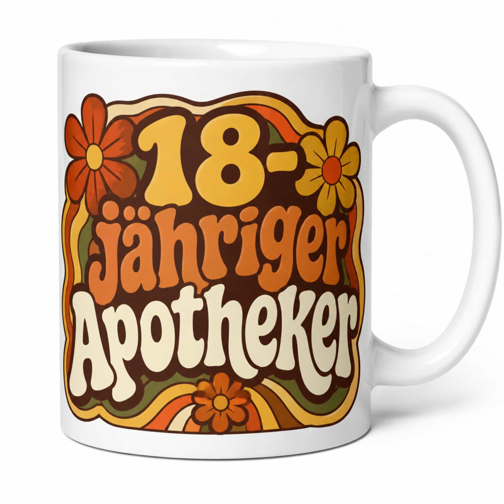 Tasse "18-jähriger Apotheker" - Lustige Geburtstagstasse