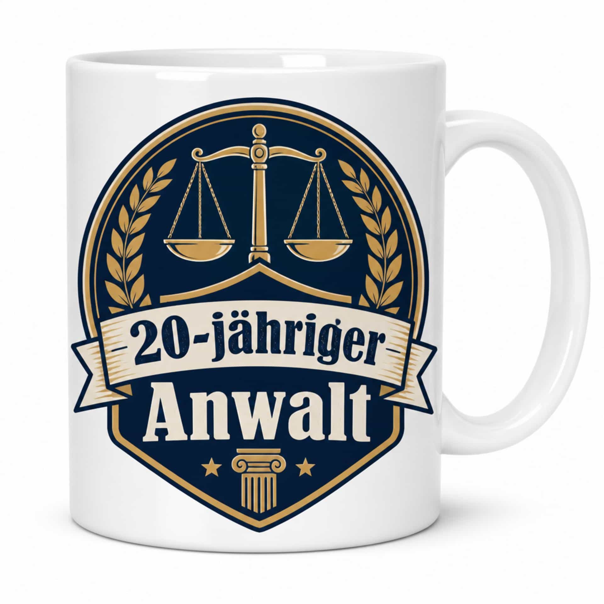 Tasse 20-jähriger Anwalt