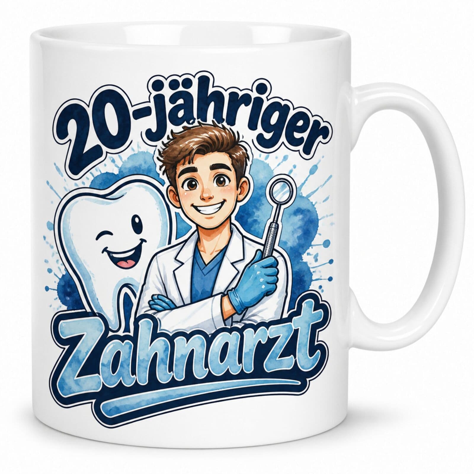 Tasse 20-jähriger Zahnarzt