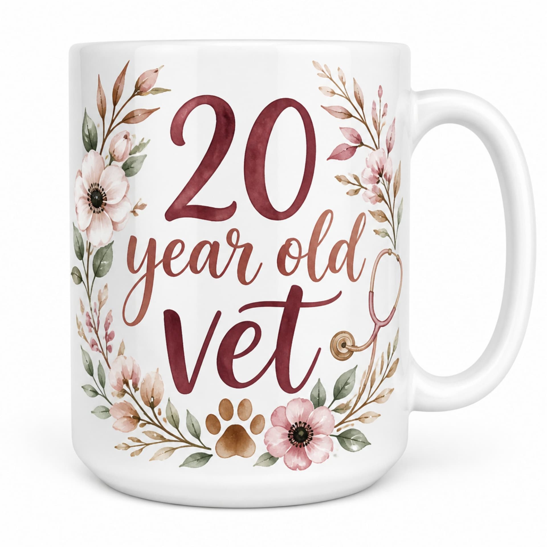 Kaffeetasse "20 year old vet" - Geschenk zum 20. Geburtstag