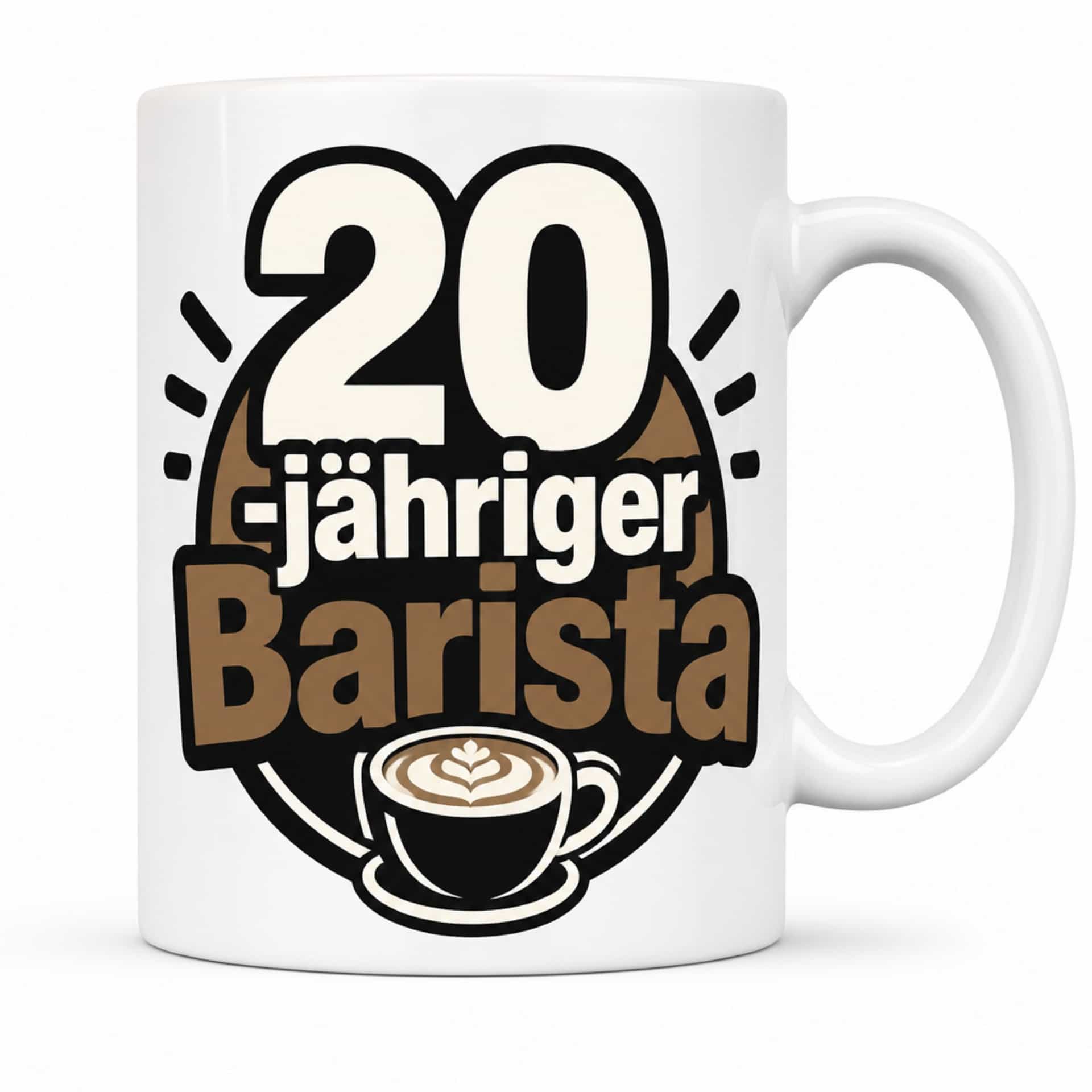 Kaffeetasse 20-jähriger Barista