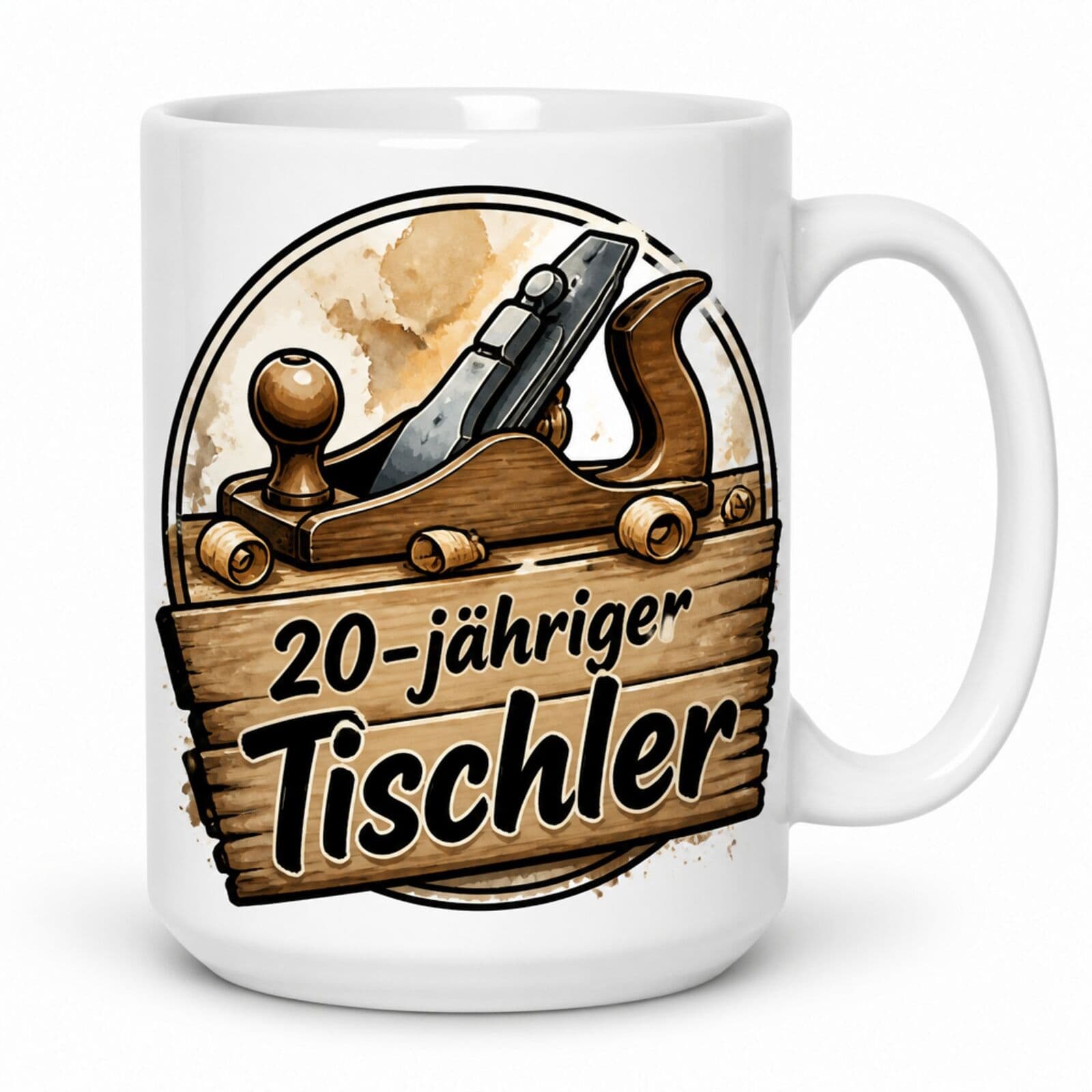 Tasse 20-jähriger Tischler