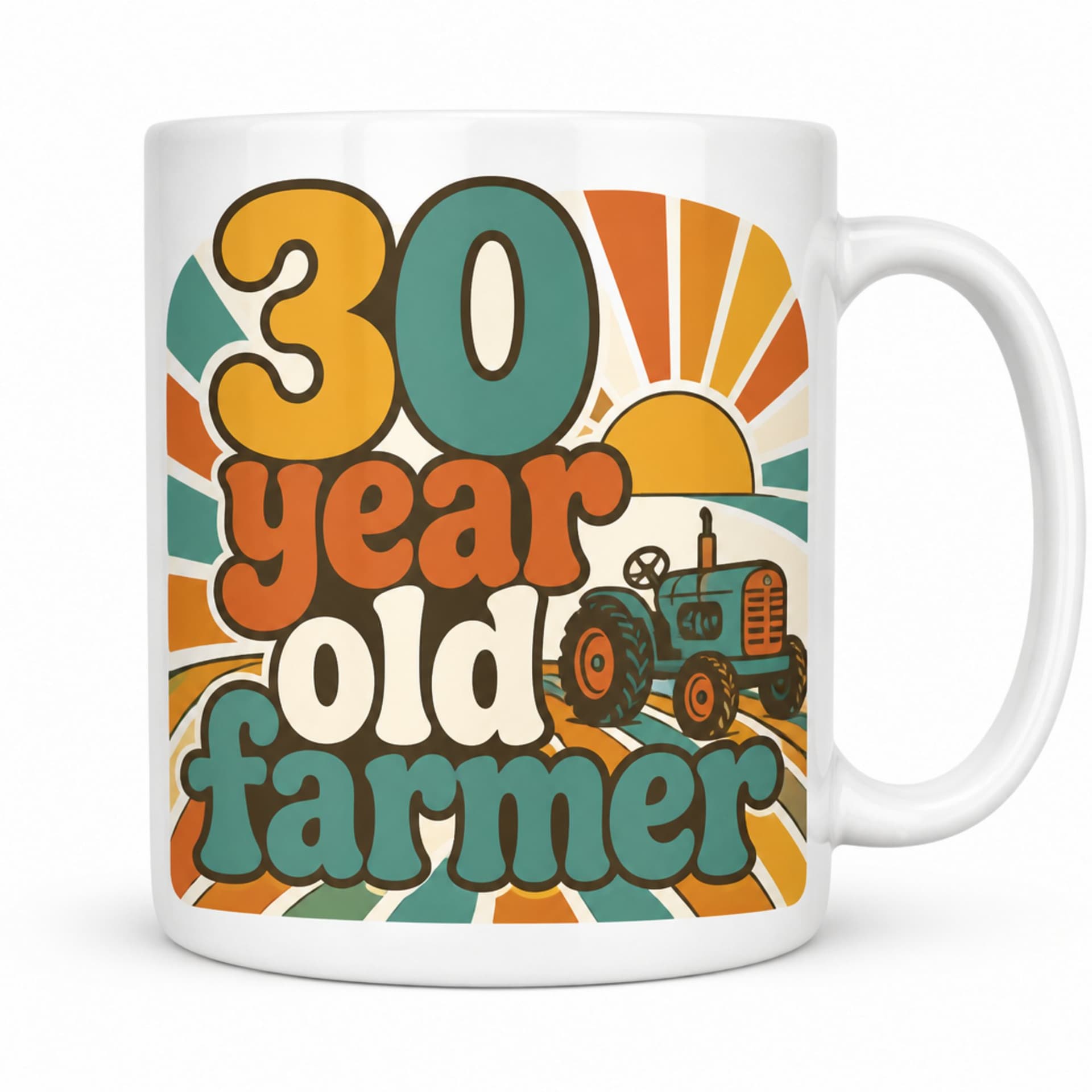 Kaffeetasse "30 year old farmer" - lustiges Geschenk zum 30.