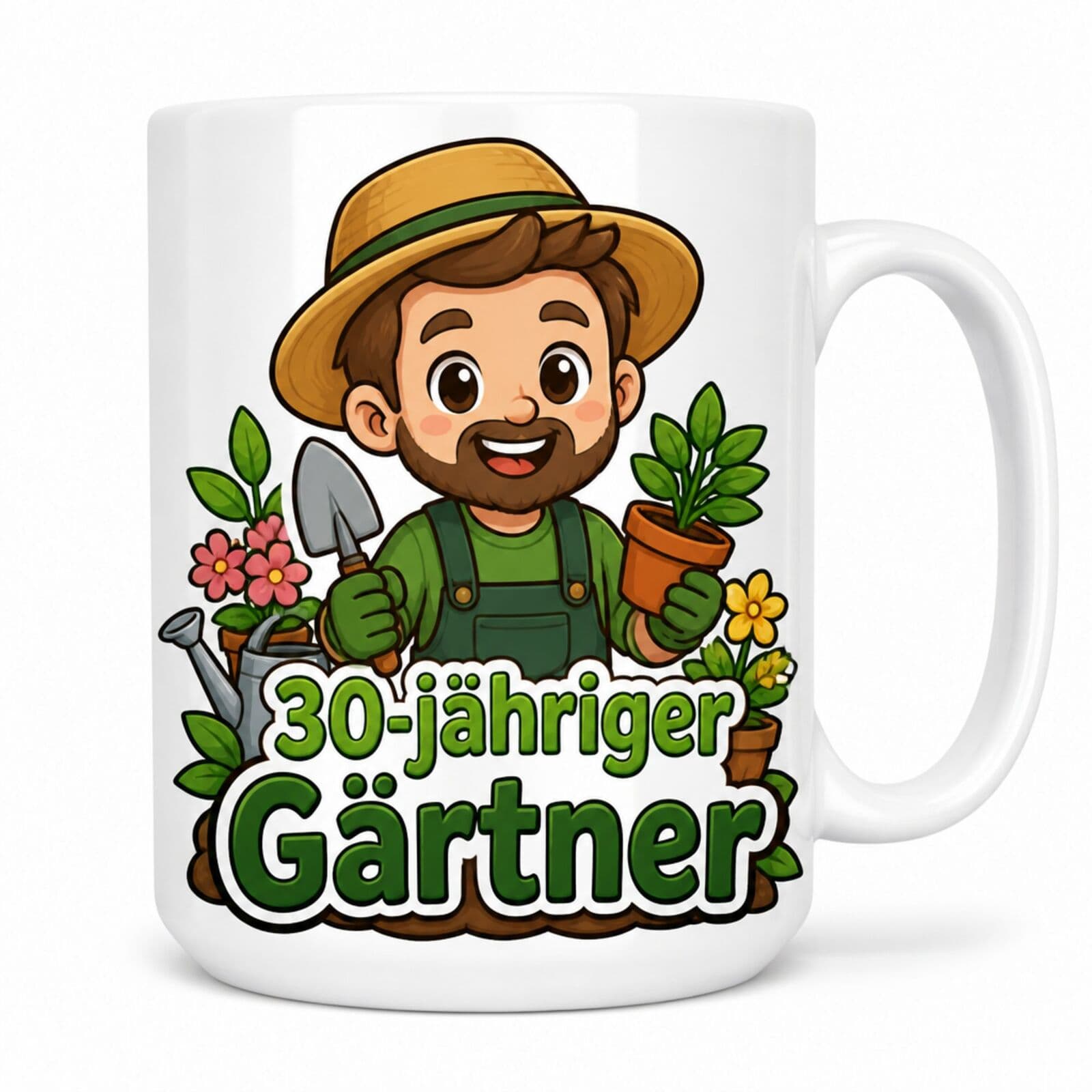Tasse "30-jähriger Gärtner" - Geschenk zum 30. Geburtstag