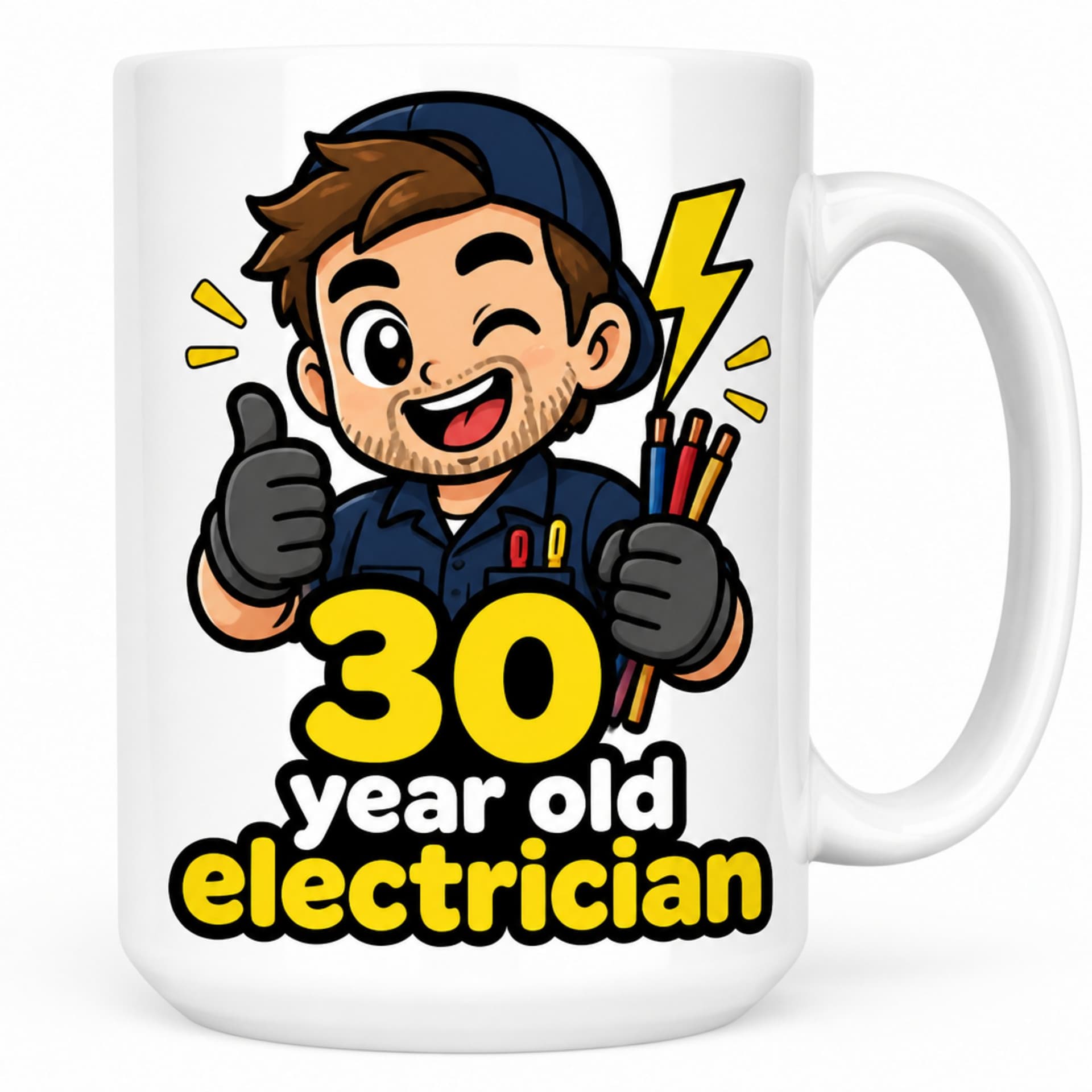 Tasse 30 year old electrician