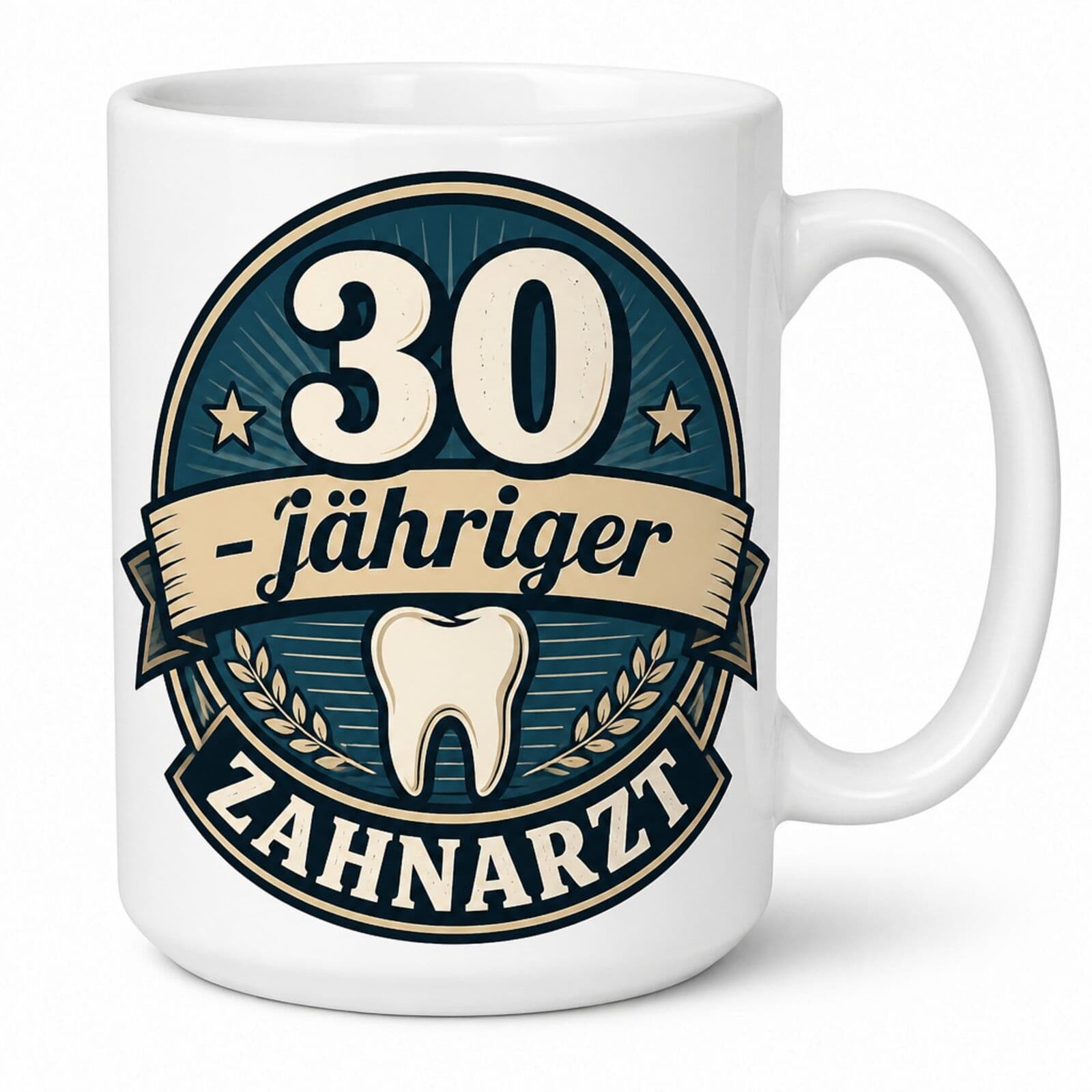 Tasse "30-jähriger Zahnarzt" - Geburtstagsgeschenk, 330 ml