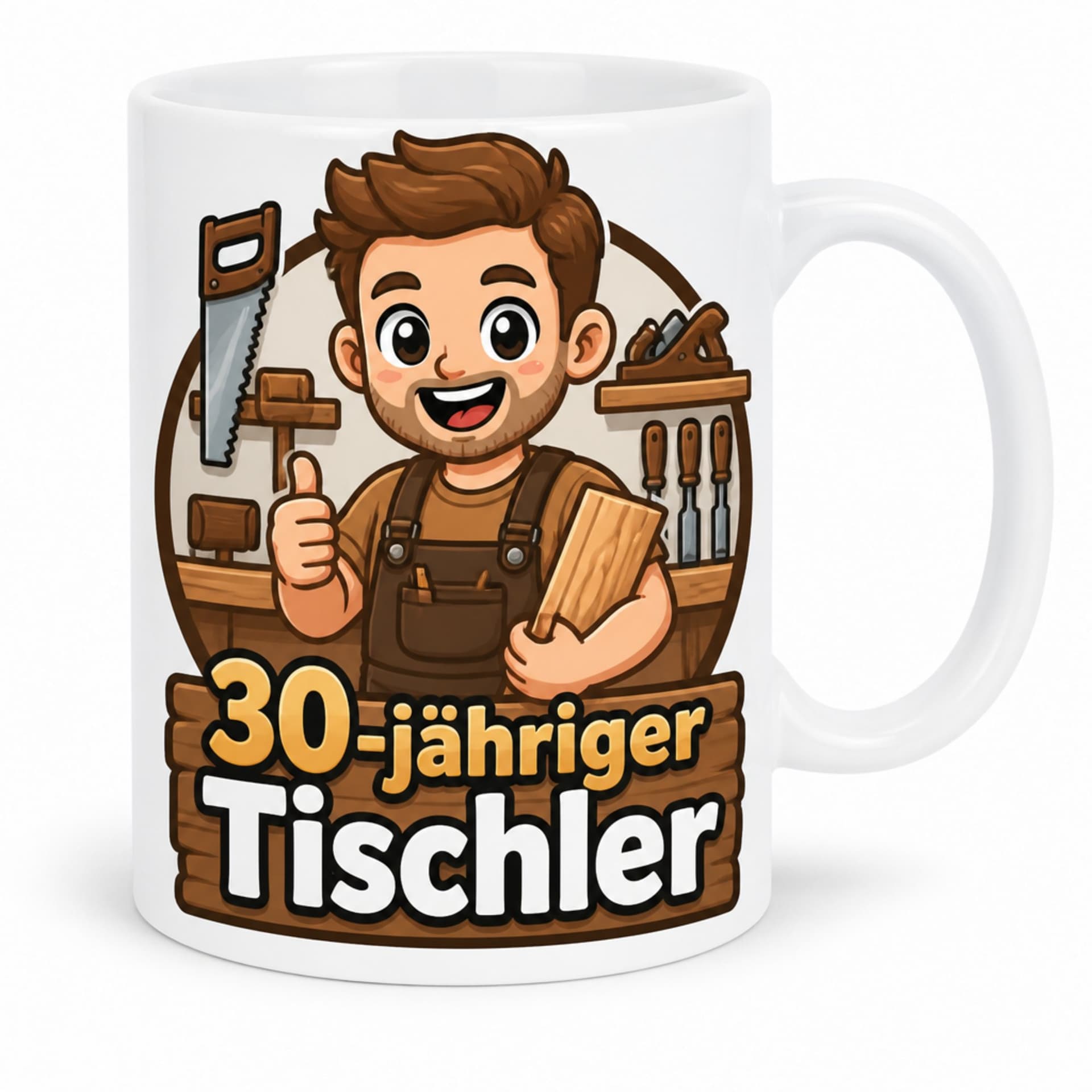 Tasse 30-jähriger Tischler