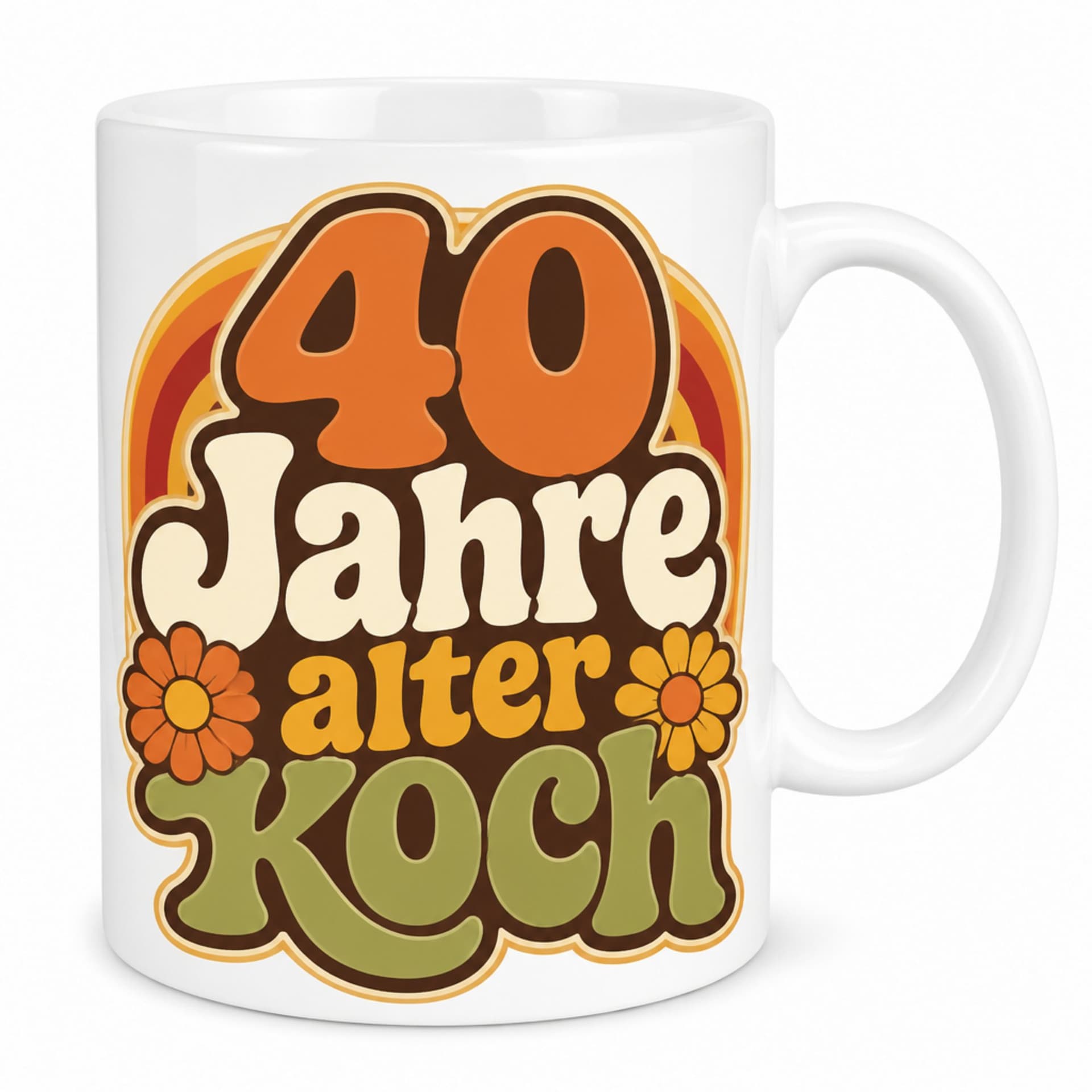 Tasse 40 Jahre alter Koch