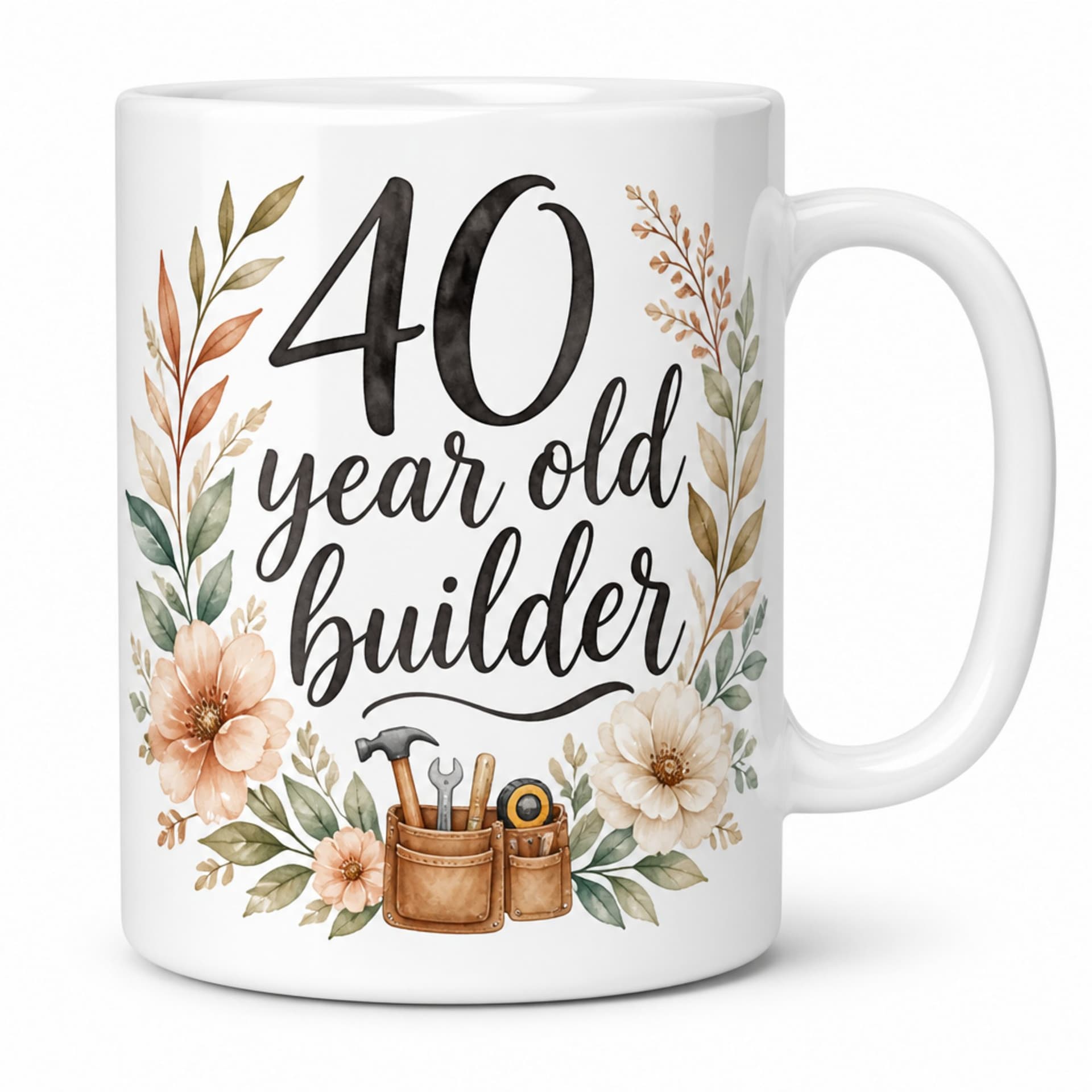 Tasse "40 year old builder" - Geschenk zum 40. Geburtstag