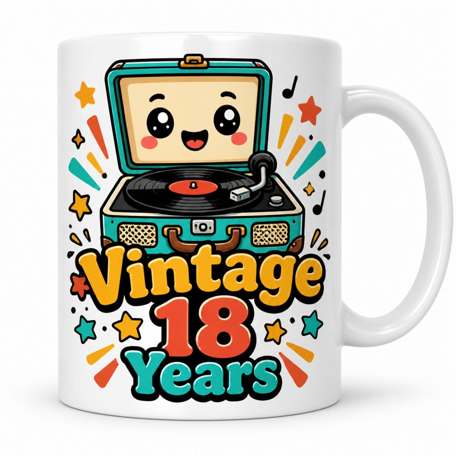 Tasse Vintage 18 Years lustiges Geschenk zum 18. Geburtstag