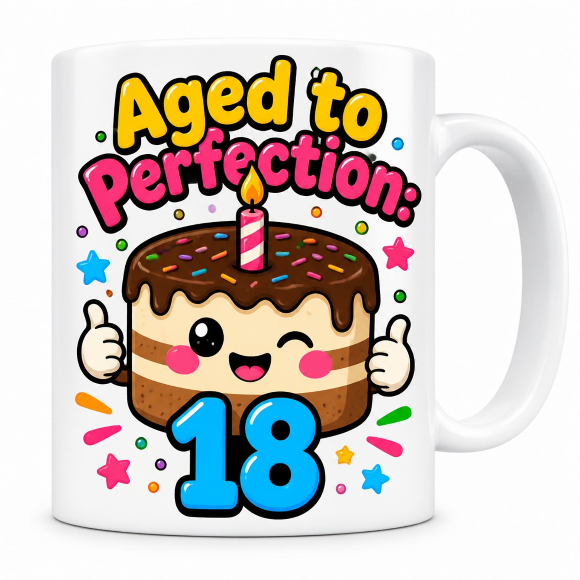 Tasse "Aged to Perfection 18" - Lustiges Geschenk zum 18.