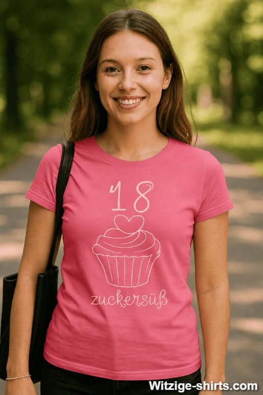 Lustiges T-Shirt 18 zuckersüß