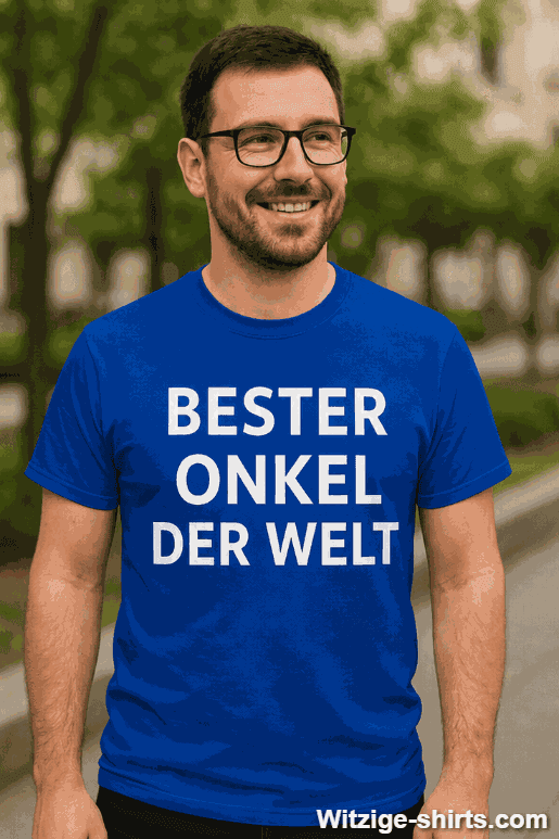 Lustiges T-Shirt Bester Onkel der Welt