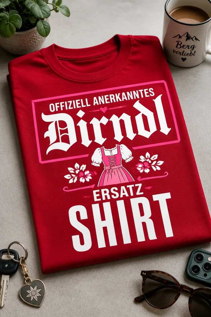 T-Shirt Offiziell anerkanntes Dirndl Ersatz
