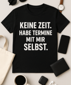 T-Shirt – Keine Zeit. Habe Termine mit mir selbst.