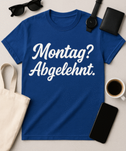 Montag? Abgelehnt. – Lustiges Anti-Montag T-Shirt