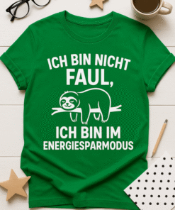 Ich bin nicht faul, ich bin im Energiesparmodus – Lustiges T-Shirt