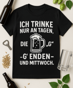 Ich trinke nur an Tagen, die mit „g“ enden – und Mittwoch