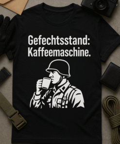 Gefechtsstand: Kaffeemaschine – Das T-Shirt für Koffein-Kommandanten