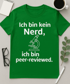 Ich bin kein Nerd, ich bin peer-reviewed – Lustiges T-Shirt