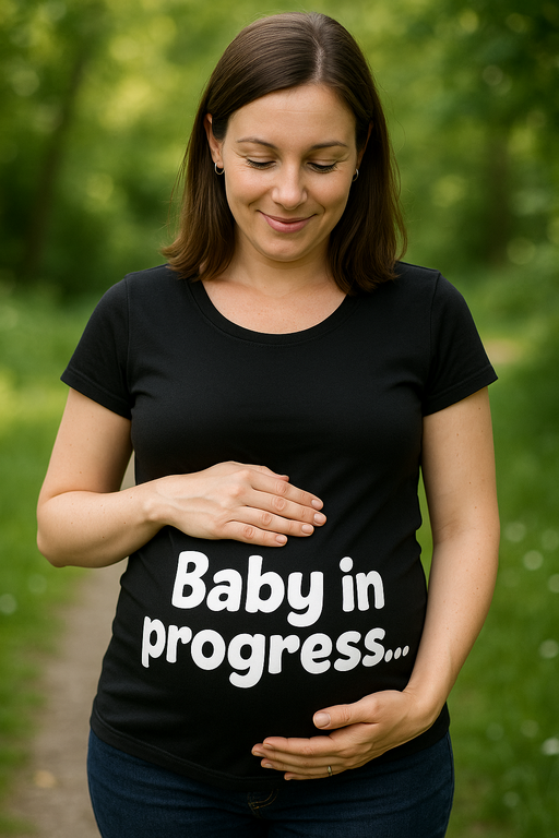 Schwangerschafts T-Shirt Baby in progress