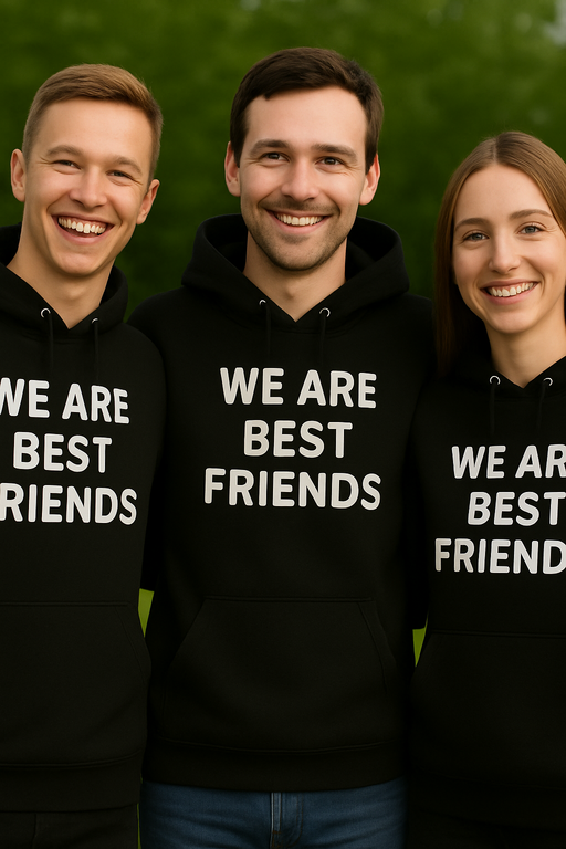 WE ARE BEST FRIENDS (3er-Set) - Hoodie