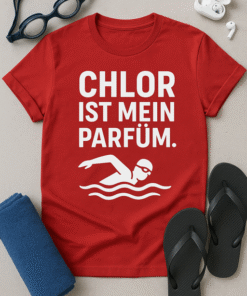 Chlor ist mein Parfüm – Schwimmer T-Shirt