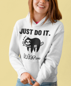 JUST DO IT. later... (Faultier) - Hoodie